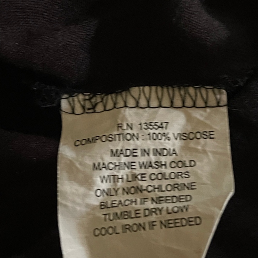 Avani del amour Beautiful Boutique Black Embroidered Blouse… Sz XL 🖤 - Picture 10 of 13